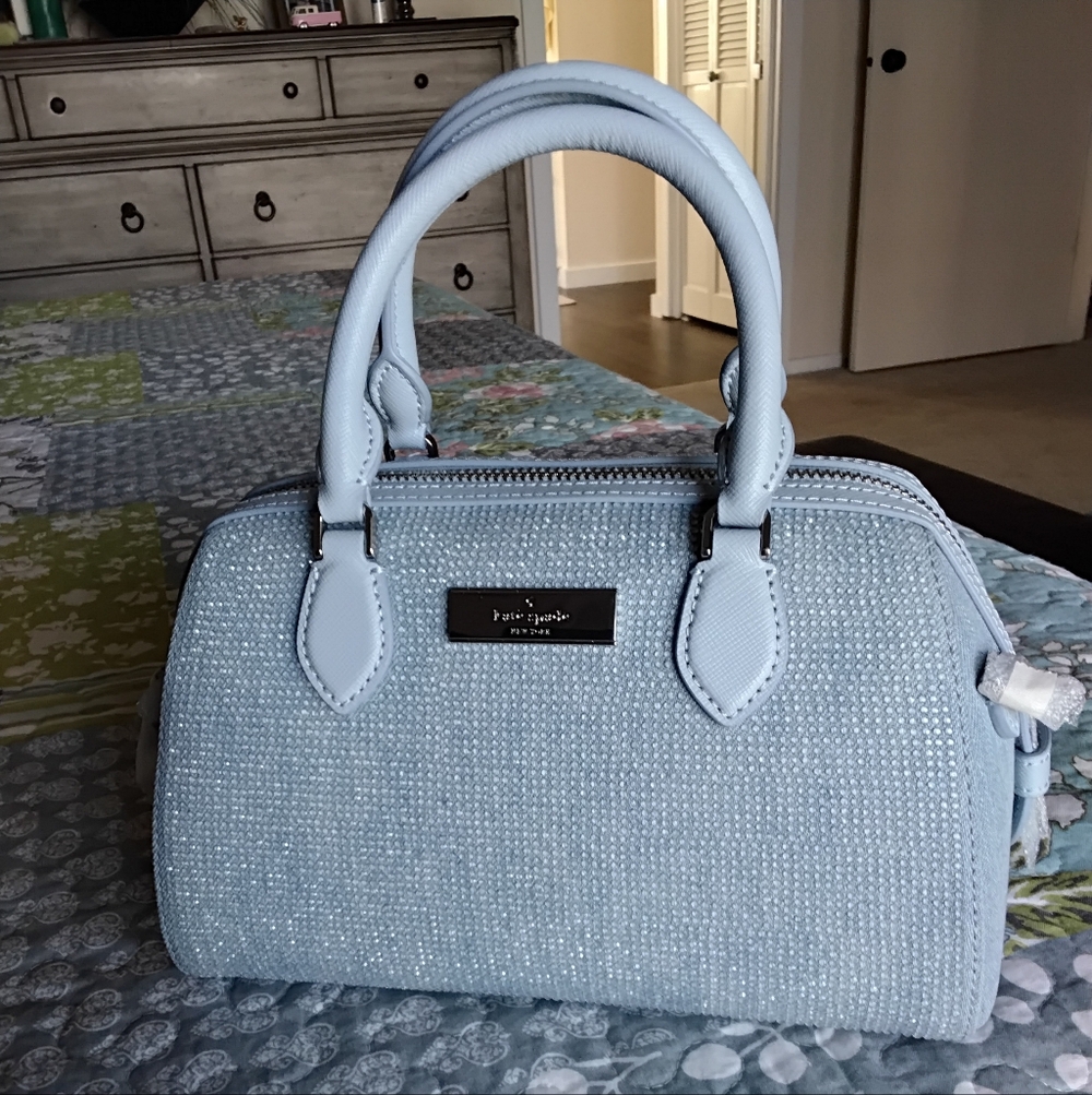 Kate Spade Denim Blue Multi Bag.  NWT